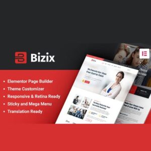 Bizix - Corporate and Business WordPress Theme