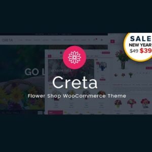Creta - Flower Shop WooCommerce WordPress Theme