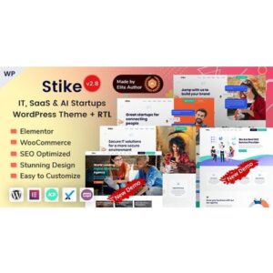 Stike - Technology & SEO IT Startup WordPress Theme